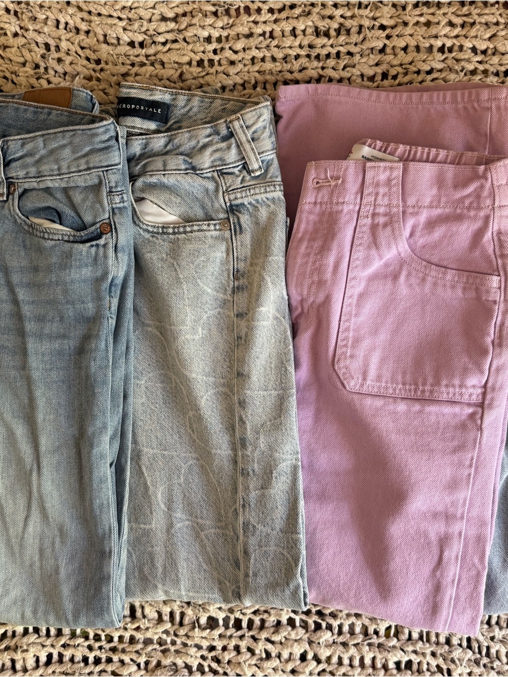 Aeropostale and Old Navy Tween Jeans Lot wide leg